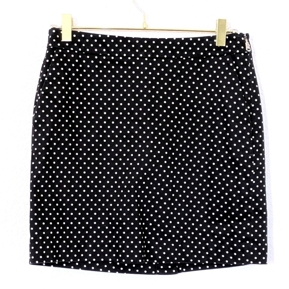 Ralph Lauren Golf Polka Dot Skort Women Size 2 Black White Stretch Activewear